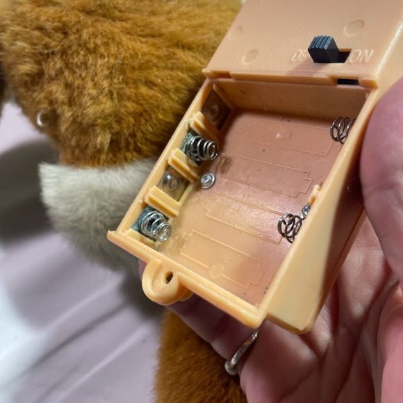 Vintage Plush Green Trading Sonic Snoring Rabbit Bunny Eyes Open Close Works - Picture 12 of 14